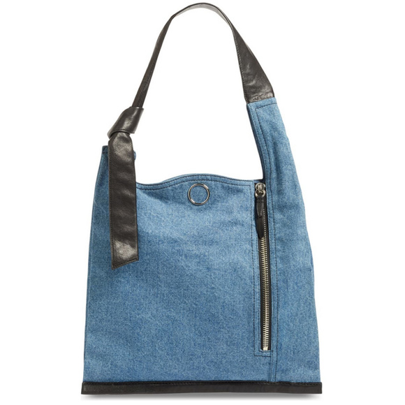 3.1 Phillip Lim Elise Shoulder Sac In Denim - Picture 1 of 7